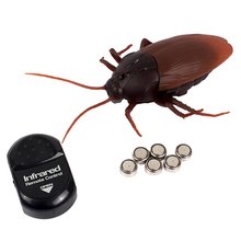 Infrared Remote Control Mock Fake Cockroach RC Toy Prank Insects Joke Scary Trick Bugs for Party 2024 - buy cheap