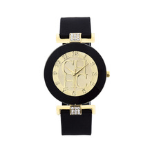 Kobiet zegarka новые модные брендовые черные кварцевые часы Geneva повседневные роскошные часы со стразами наручные часы Reloj Mujer 2024 - купить недорого