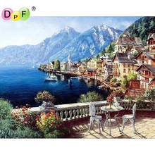 Seaside scenery 3D DIY diamond embroidery painting crafts kits Inlaid decorative Square Rhinestone cross stitch mosaic pictures 2024 - buy cheap
