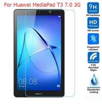 Закаленное стекло для Huawei MediaPad T3 7 3G, защитная пленка для экрана, Ультрапрозрачная Защитная пленка для huawei t3 3, 0 3g для планшетов и ПК 2024 - купить недорого