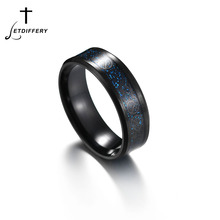 Letdiffery 8mm Vintage Dragon Ring Plated Black Ring Stainless Steel Men Jewelry Wedding Rings For Lovers 2024 - buy cheap