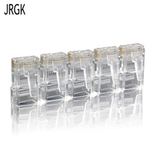 50/100pcs Rj45 Connector Cat5e Cat6 Connector Network Unshielded 8Pin modular utp rj45 plugs have hole HY1525 2024 - buy cheap