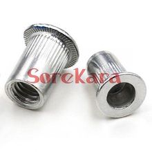 50Pcs Flat Head Aluminum M4 M5-M10 Blind Insert Rivet Nut Rivnut Nutsert 2024 - buy cheap