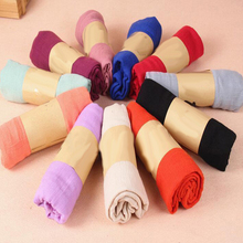 Women Long Candy Color Soft Cotton Scarf Wrap Shawl Fashion Stole Accessory 2024 - buy cheap