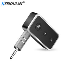 Kebiduemi receptor de áudio bluetooth 5.0, receptor de áudio aux de 3.5mm jack hifi de música estéreo para bluetooth, adaptador para kit de carro alto-falante 2024 - compre barato