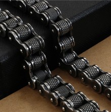 Retro Heavy Brush Stainless Steel Motorcycle Chain Men Necklace 11/13MM Wide Mens Bike Biker Necklace Hip-Hop Jewelry 55-65cm 2024 - buy cheap
