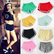 Fashion 1PC New Hot Sale Summer 11Colors Free Size Elastic Waist Mid Waist Solid Soft Casual Female Shorts 2024 - buy cheap