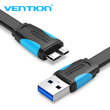 Vention-Cable Micro USB 3,0, 2M, 0,5 M, Cargador USB rápido, sincronización de datos, Cable USB 3,0 para teléfono móvil, disco duro Samsung S5 2024 - compra barato