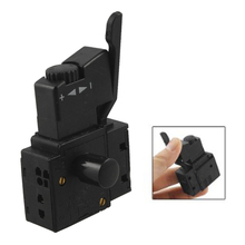 Promoção! flash/1bebê spst interruptor com botão de disparo de energia preto