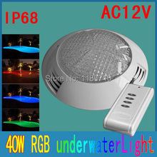 led rgb swimming pool 12v led underwater lights 558 led  40w multi-color wall mounted Contains the remote control Free shipping 2024 - buy cheap