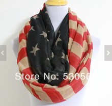 Американский флаг Бесконечность шарф патриотический День Независимости 4 июля флаг США 2024 - купить недорого