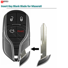 KEYECU New Smart Remote Key Replacement Uncut Blade Blank Emergency Insert For Maserati Ghibli Quattroporte 2024 - купить недорого