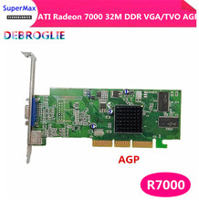 Sapphire-tarjeta gráfica ATI Radeon 7000, 32M, DDR, VGA/TVO, AGP, novedad 2024 - compra barato