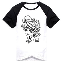 Novo anime o prometido neverland camiseta emma t camisa de mangas curtas 2024 - compre barato