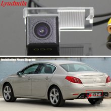 Lyudmila-cámara de visión trasera para coche, cámara inalámbrica para Peugeot 408 508 2011 ~ 2014, HD CCD, de visión nocturna, marcha atrás 2024 - compra barato