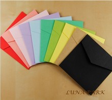 Многоцветный конверт из крафт-бумаги, 12 цветов, размер 10x10 см, маленькие цветные конверты, Свадебный конверт, 120 шт./компл./оптовая продажа 2024 - купить недорого