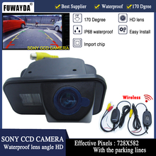 FUWAYDA Wireless HD CCD Sensor Car Rear View Reverse Mirror Image  Guide Reference Line CAMERA for  2006-2009 Toyota Avensis 2024 - buy cheap