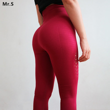 Diqian Super Stretchy Women Gym Tights Energy Seamless Tummy Control Yoga Pants High Waist Sport Leggings Purple Running Pants 2024 - buy cheap