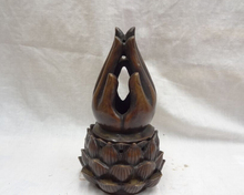 song voge gem S3025 Tibet Bronze Buddhist Lotus Pray Buddha Hand Statue Box Incense Burner Censer 2024 - buy cheap