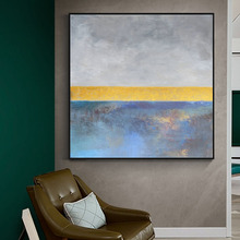 hand-painted oil painting living room porch Nordic style decorative oilpainting modern minimalist paintings large abstract 2024 - buy cheap