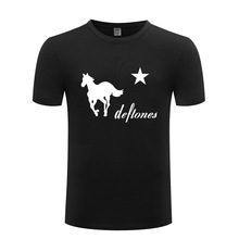 Music Rock Deftones White Pony Printed T Shirts Men Hip Hop Short Sleeve O Neck Cotton Man T-Shirt Cool Funny Streetwear Top Tee 2024 - buy cheap