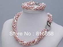 Finery real freshwater pearl necklace Bracelet set 2024 - buy cheap