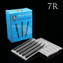 50PCS 7R Tattoo Tips True Star Black Long Disposable Tips 108mm needles tip For Free Shipping 2024 - buy cheap