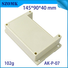 4 pieces, 145*90*40mm diy electronic shell case abs control enclosure plastic housing project enclosure din rail box 2024 - buy cheap