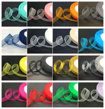 50 Yards/Roll 5/8" 15mm Wide Organza Ribbon Bow Wedding Decoration Lace Crafts Pick color 2024 - buy cheap