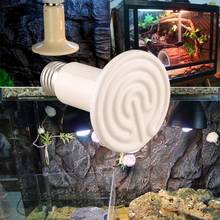100 Вт Керамический Тепловой Излучатель приспособления рептилия Pet растут свет нагреватель лампы брудер 2024 - купить недорого