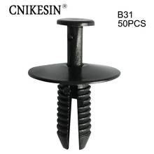 CNIKESIN  B31 50PCS 6.8mm Hole  Car Push Type Shield Retainers Clips Fastener Auto Bumper Plastic Rivets for BMW 3 5 7 Series 2024 - buy cheap
