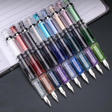 Durable Transparent Clean Fountain Pen Fine Nib 0.5mm For Students School Supplies hot Sale School supply 2024 - buy cheap