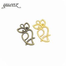 YuenZ, 10 Uds., 2 colores, colgante antiguo de búho de bronce para DIY, fabricación de joyería, collar, pendientes, pulsera, accesorios D132 2024 - compra barato