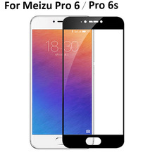 Protetor de tela ultrafino, preta, vidro temperado para mei zu pro 6 s 6 s pro6s, proteção de tela completa para meizupro 6 pro6, 5 peças 2024 - compre barato