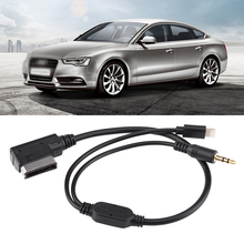 Car AMI MDI MMI 3.5mm MP3 Auxiliary Adapter Cable For iPod iPhone 5 6 For Audi A3 A8 Q5 For VW 2024 - buy cheap