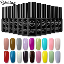 Rolabling Nail Gel Polish 5ml Soak Off Varnish Manicure Semi Permanent Gel Nail Polish UV Gel Lacquer UV Polish Nail Art nails 2024 - buy cheap