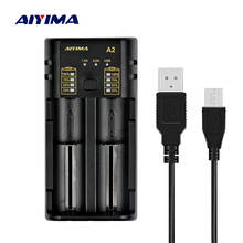 AIYIMA 18650 Battery Charger 3.7V AA/AAA Charger 26650 li-ion Battery 5V 2A Smart Charger With USB Output Lithium Battery 3.6V 2024 - buy cheap
