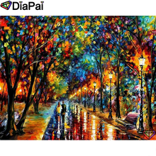 DIAPAI-pintura de diamante 5D DIY "árbol pareja", cuadrados o redondos de imitación bordado de diamantes, estilo punto de cruz, decoración 3D, A23016, 100% 2024 - compra barato