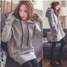 Maternity Clothes Oversize Hoodies For Pregnant Women Clothing Winter Tops Pullovers Warm Pregnancy Sweatshirts Outwear Hoodie 2024 - buy cheap