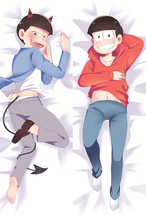 Capa de travesseiro japonesa do anime mr. osomatsu san matsuno ichimatsu capa de travesseiro para o corpo e abraçar de lance daiimakura 2024 - compre barato