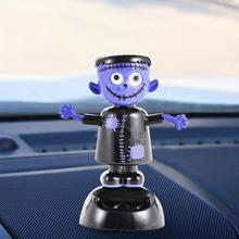 Solar Car Decoration Cute Automatic Swing Shaking Head Ghost Doll Witch Car Decoration Car Accessory Use For Home Car Accessorie 2024 - buy cheap