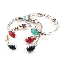 Fashion Multicolor Resin Decoration Spring End Cuff Bracelets & Bangles 2024 - buy cheap