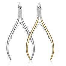 Nail Cuticle Nipper Double Spring Stainless Steel  Nail Tool Professional Fingernail Toenail Cuticle Trimming Manicure Tool 2024 - buy cheap