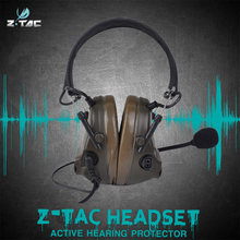 Z-TAC Softair Comtac III, auriculares tácticos con cancelación activa de ruido, auriculares de tiro U94 PTT para walkie-talkie Softair Z051 2024 - compra barato