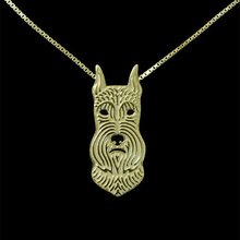 Gold Silver Color Miniature Schnauzer Pendant Necklace Hunger (cropped ears) Games Necklace Women Best Friend Choker 2024 - buy cheap