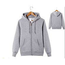 2018 New Men's Hoodies Tracksuit Casual Solid Color Long Sleeve Sweatshirt Male Zipper Slim Plus Size Hoodie 2024 - buy cheap