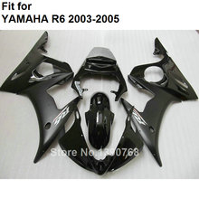 Alta qualidade carenagens de plástico para yamaha yzf r6 preto fosco 2003 2004 2005 kit carenagem da motocicleta yzfr6 03 04 05 bc37 2024 - compre barato