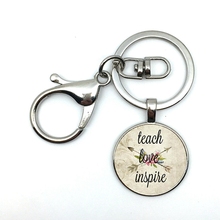 Llavero con amuleto maestro para enseñar el amor, inspirar, combinar, regalo para profesores, guardería 2024 - compra barato