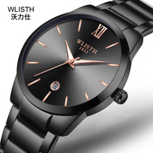 Топ WLISTH Роскошные Брендовые мужские часы Водонепроницаемый Бизнес часы Мужские кварцевые ультра-тонкие наручные часы Мужские часы Relogio Masculino 2024 - купить недорого