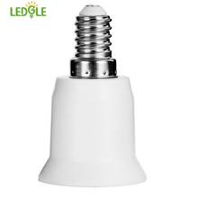 LEDGLE E14 to E27 Adapter High Quality Material Socket Lamp Socket Converter Heat-resistant E27 to E14 Lamps Holder 1x Converter 2024 - buy cheap